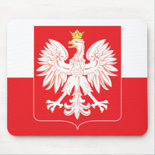 Polnischer Adlerschild Mousepad