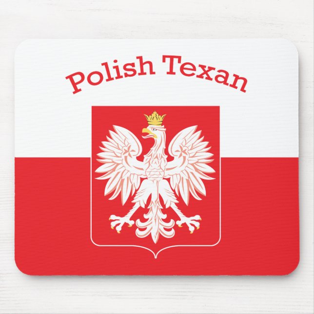 Polnischer Adlerschild Mousepad (Vorne)