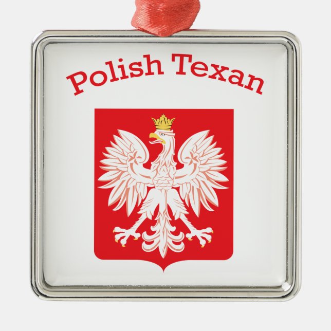 Polnischer Adlerschild Ornament Aus Metall (Vorne)