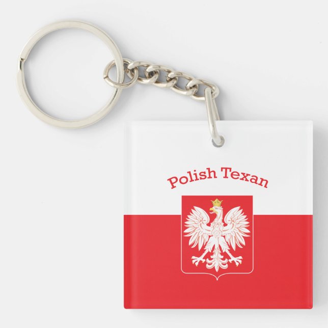 Polnischer Adlerschild Schlüsselanhänger (Vorderseite)