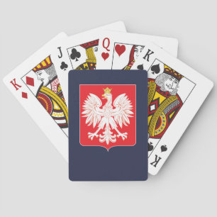 Polnischer Adlerschild Spielkarten