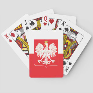 Polnischer Adlerschild Spielkarten