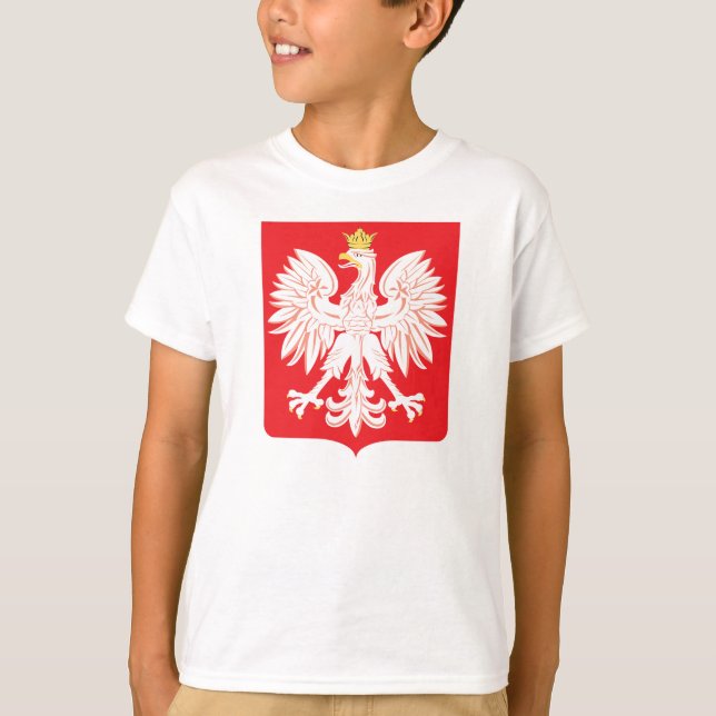 Polnischer Adlerschild T-Shirt (Vorderseite)