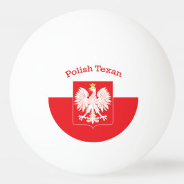 Polnischer Adlerschild Tischtennisball