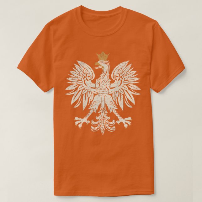 Polnischer Adlerschild V01 T-Shirt (Design vorne)
