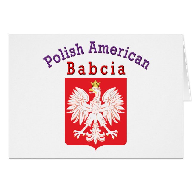 Polnischer Amerikaner Babcia (Vorderseite (Horizontal))
