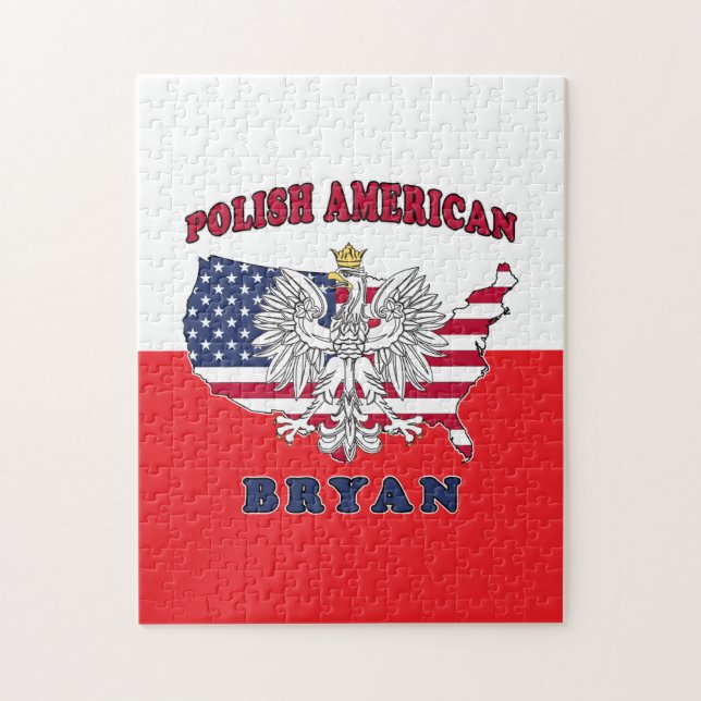 Polnischer Amerikaner Bryan Texas Puzzle (Vertikal)