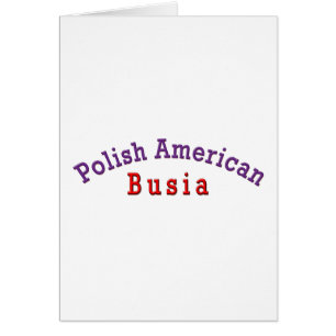 Polnischer Amerikaner Busia