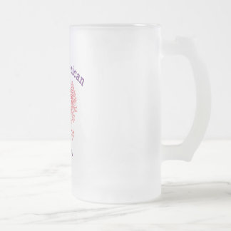 Polnischer Amerikaner Busia Mattglas Bierglas