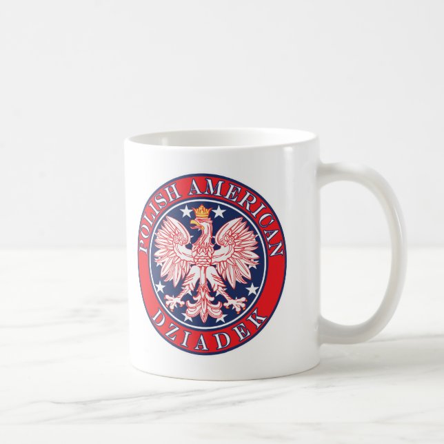 Polnischer Amerikaner Dziadek Tasse (Rechts)