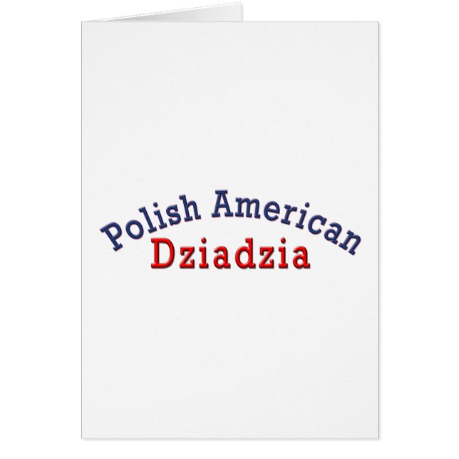 Polnischer Amerikaner Dziadzia (Vorne)