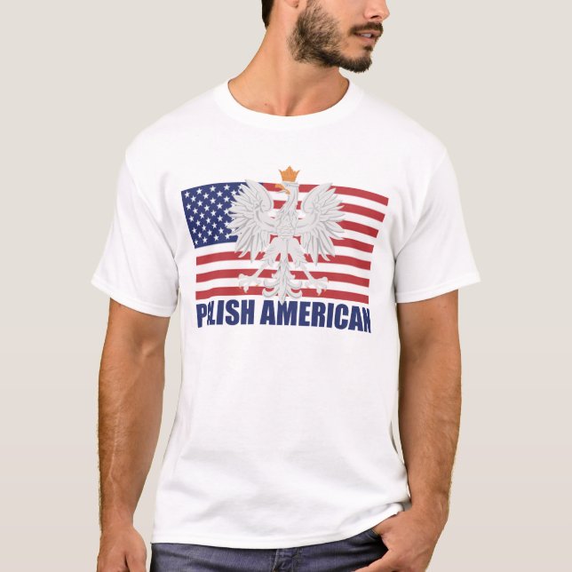 Polnischer Amerikaner T-Shirt (Vorderseite)