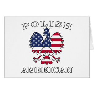Polnischer amerikanischer Flaggenadler