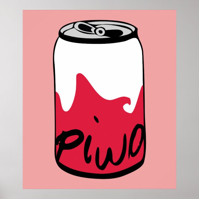 Polnischer Bier (Piwo) Poster (Vorne)