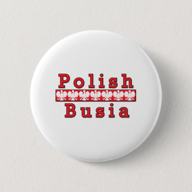 Polnischer Busia Eagles Button (Vorderseite)