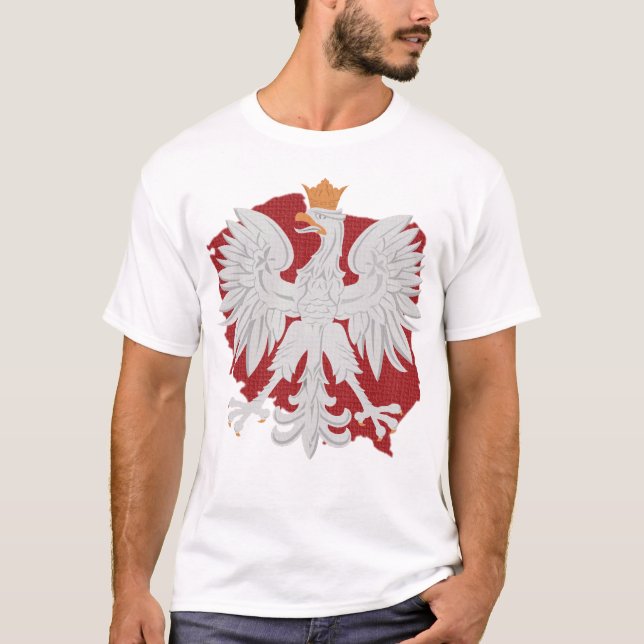 Polnischer Entwurf Eagles Polen T-Shirt (Vorderseite)