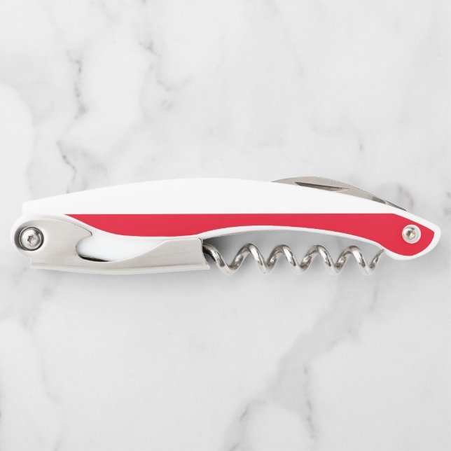 Polnischer Flag-Korkenschraube Kellnermesser (Vorderseite)