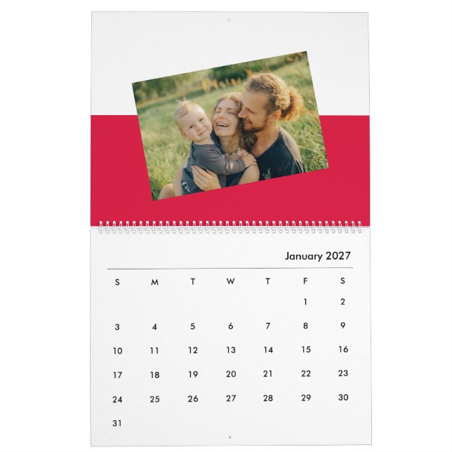 Polnischer Flaggen Foto Polen 2026 Fotokalendarz Kalender (Jan 2027)