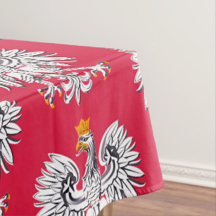 Polnischer Flaggenadler & Polnischer Esstisch Tischdecke