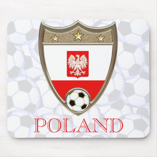 Polnischer Fußball Mousepad (Vorne)