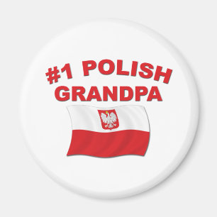 Polnischer Großvater #1 Magnet