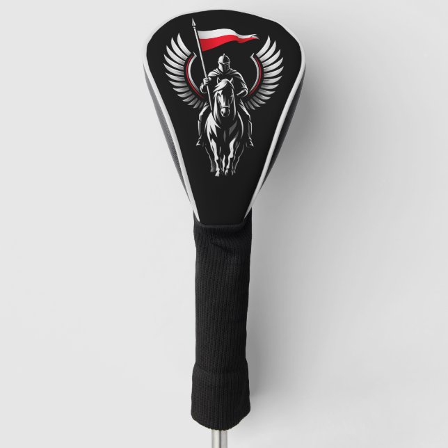 Polnischer Husaren Golf Kopfbedeckung Headcover (Vorderseite)