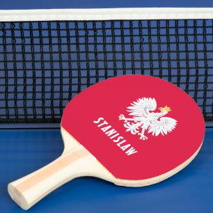 Polnischer Individuelle Name Roter Adler Polska Tischtennis Schläger