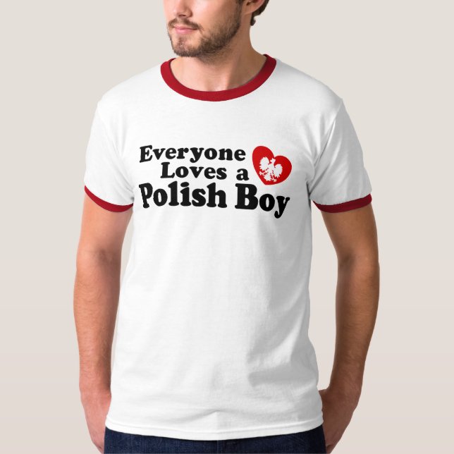 Polnischer Junge T-Shirt (Vorderseite)