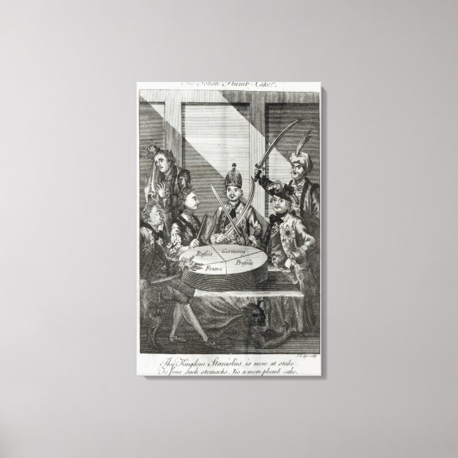 Polnischer Kuchen, c.1772 Leinwanddruck (Vorderseite)