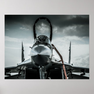 Polnischer Luftfisch Fortce MIG-29 Fulcrum Poster