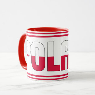 Polnischer Nationalflagge Patriotischer Kaffee Tasse