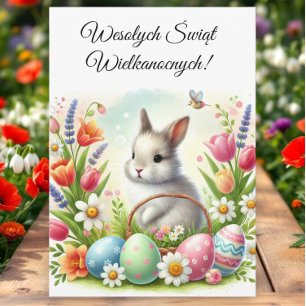 Polnischer Ostergruß Wesolych Swiat Einladung