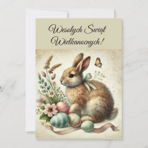 Polnischer Ostergruß Wesolych Swiat Einladung