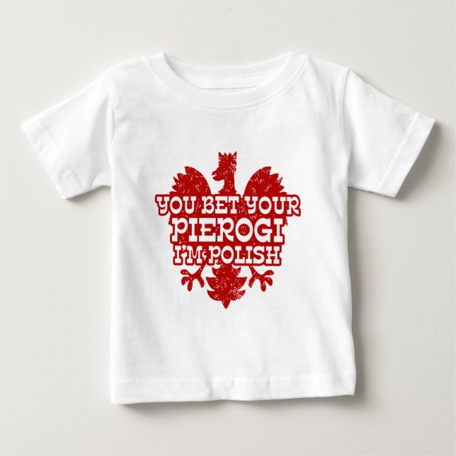 Polnischer Pierogi Baby T-shirt (Vorderseite)