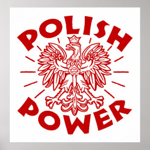 Polnischer Power Poster