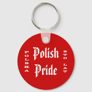 Polnischer Pride Polska Sto Lat Schlüsselanhänger