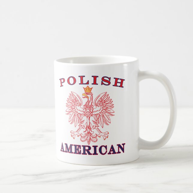 Polnischer Rotadler Kaffeetasse (Rechts)