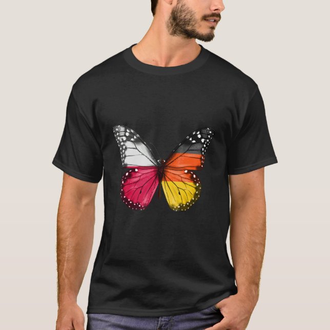 Polnischer Schmetterling T-Shirt (Vorderseite)