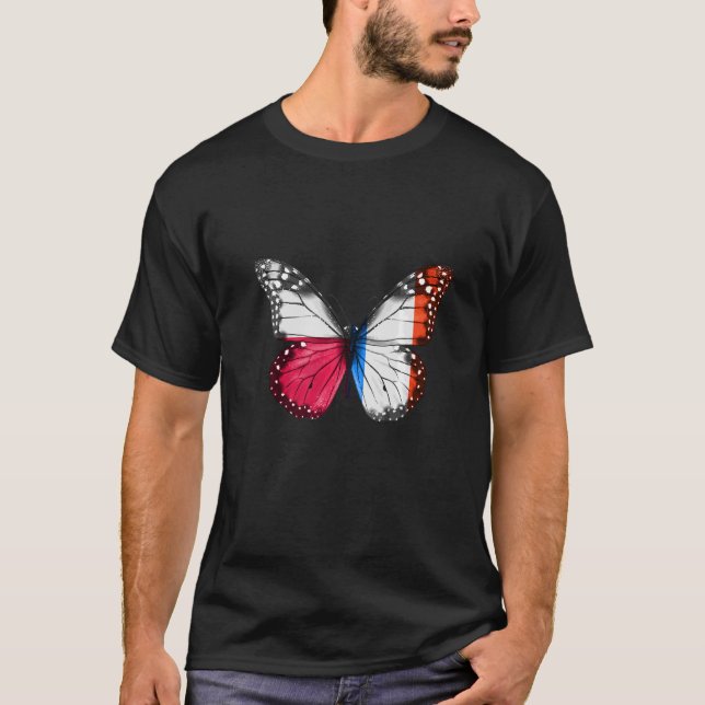 Polnischer Schmetterling T-Shirt (Vorderseite)