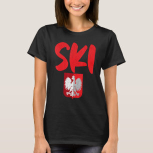 Polnischer Skitag Shirt Ski Polnischer Nachnamen P