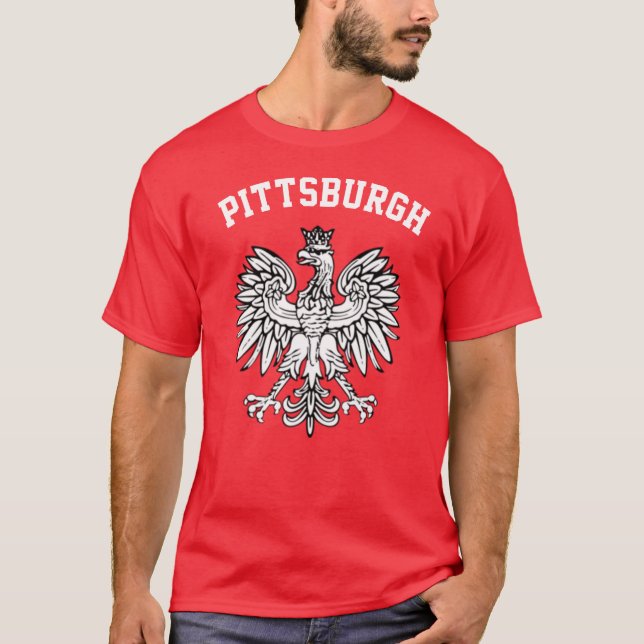 Polnischer Stolz Pittsburghs T-Shirt (Vorderseite)
