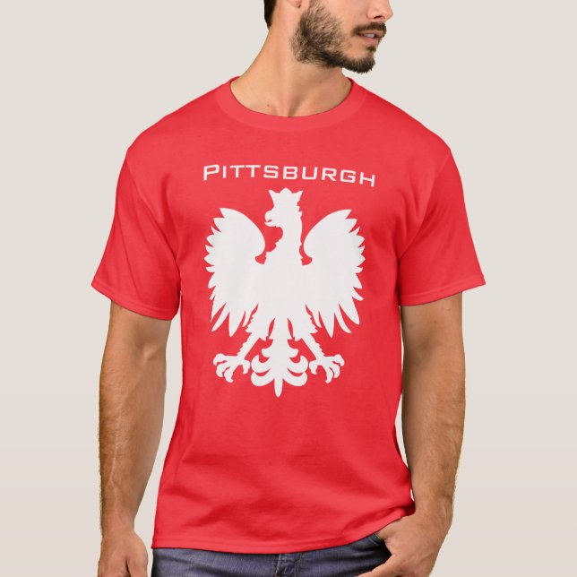 Polnischer Stolz Pittsburghs T-Shirt (Vorderseite)