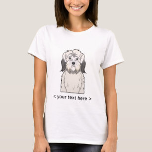 Polnischer Tiefland-Schäferhund-Cartoon T-Shirt