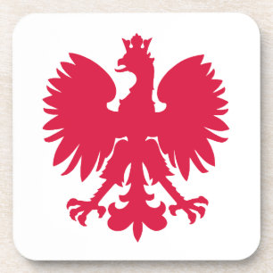 Polnischer Wappen-Adler Getränkeuntersetzer