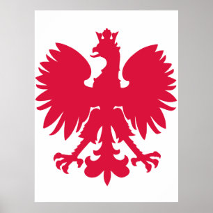 Polnischer Wappen-Adler Poster
