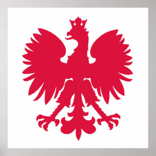 Polnischer Wappen-Adler Poster