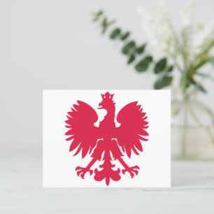 Polnischer Wappen-Adler Postkarte