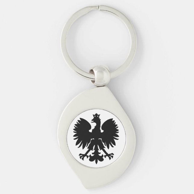 Polnischer Wappen-Adler Schlüsselanhänger (Vorderseite)