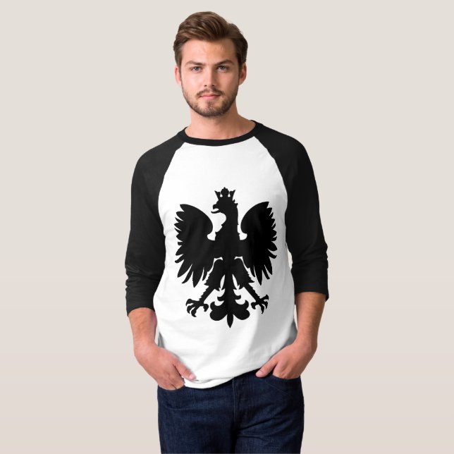 Polnischer Wappen-Adler T-Shirt (Vorne ganz)