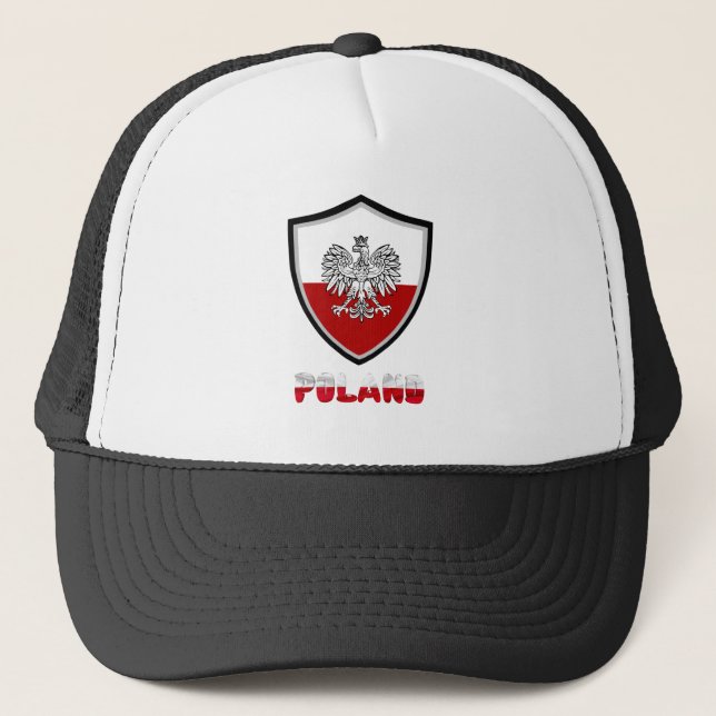 Polnischer Wapphut Truckerkappe (Vorderseite)